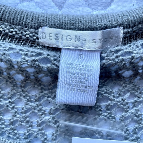 NWT Design Studio Sterling Grey Sweater from Nordstrom XL - Picture 3 of 8